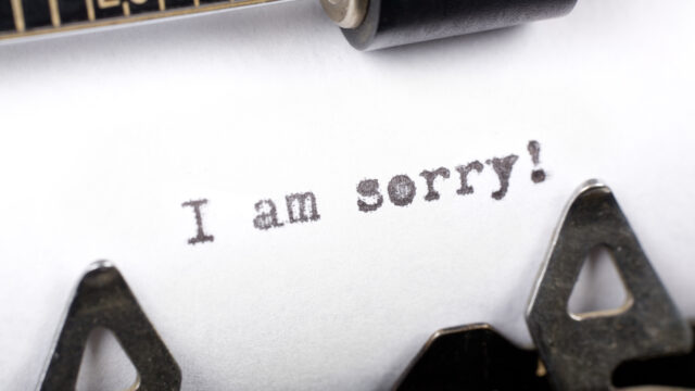 5 moduri de a-ți cere scuze.